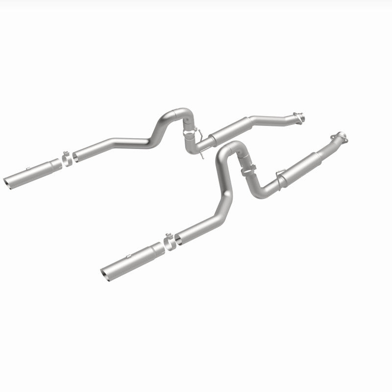 MagnaFlow 99-04 Mustang Mach 1 V8 4.6L Dual Split Rear Exit Stainless Cat-Back Performance Exhaust - 16394