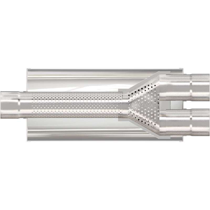 MagnaFlow Muffler Mag SS 30X7X7 3/2.5X2.5 C/D - 12762