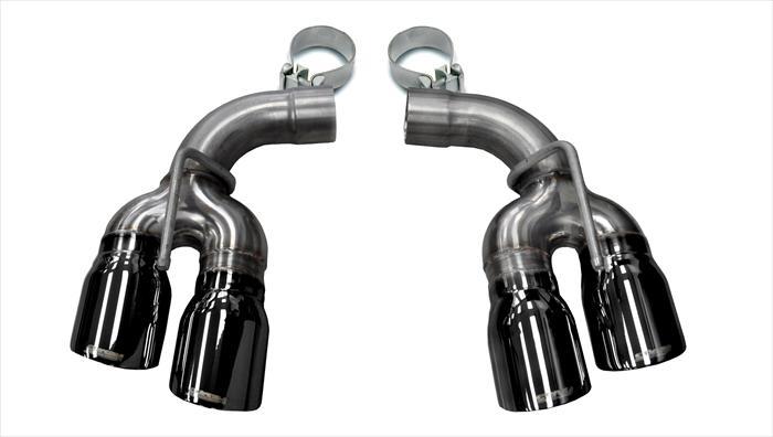 Corsa 2017-24 Chevy Camaro ZL1 2.75in Inlet / 4.0in Outlet Black PVD Tip Kit (For Corsa ExhaustOnly) - 14774BLK