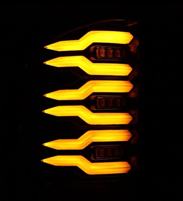 AlphaRex 07-13 Chevrolet Silverado 1500 (Ex. Hybrid Models) LUXX-Series LED Tail Lights Alpha-Black - 620090