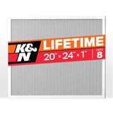K&N HVAC Filter 20 X 24 X 1 Merv 8 - HVC-8-12024