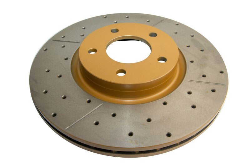 DBA 06+ MazdaSpeed3 Front Drilled & Slotted Street Series Rotor - DBA2962X