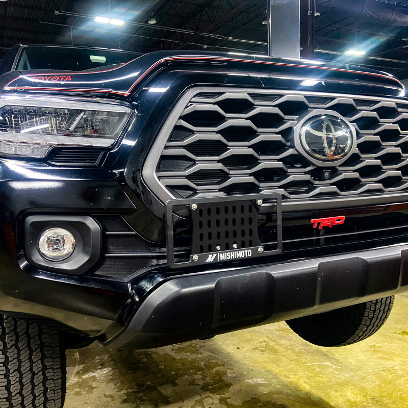 Mishimoto 16-23 Toyota Tacoma License Plate Relocation Kit - MMLP-TAC-16