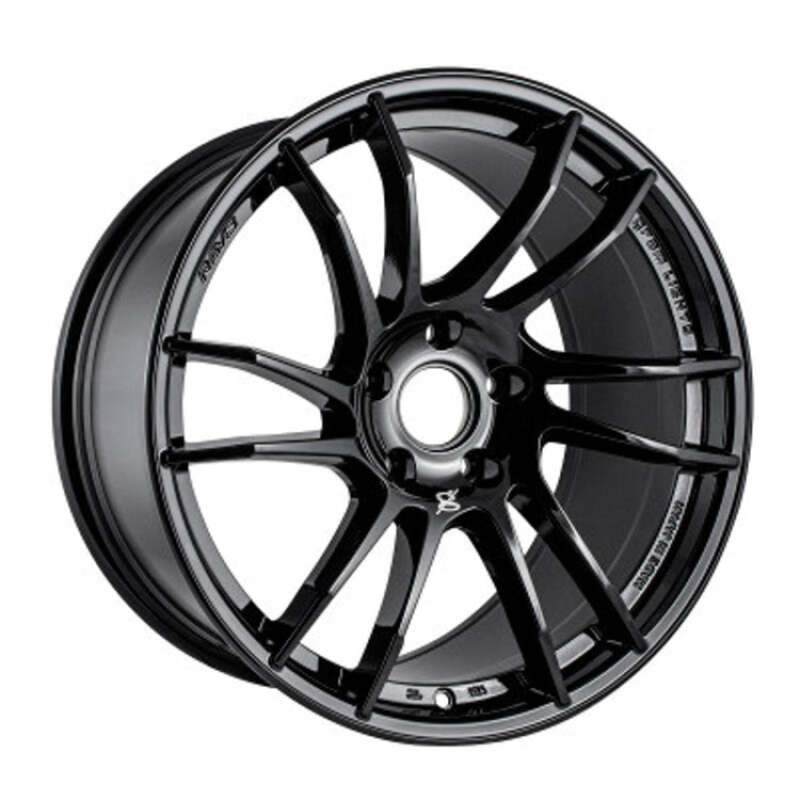 Gram Lights 57XR 18x9.5 +38 5x114.3 Glossy Black Wheel (Minimum Order Qty 20) - WGJRX38EGX