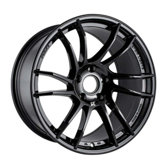 Gram Lights 57XR 18x9.5 +38 5x114.3 Glossy Black Wheel (Minimum Order Qty 20) - WGJRX38EGX