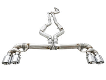 Load image into Gallery viewer, AWE Tuning 2019+ BMW M340i (G20) Track Edition Exhaust - Quad Chrome Silver Tips - 3020-42078