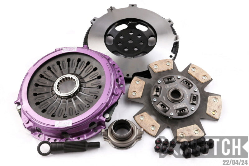 XClutch 1997 Mitsubishi Lancer EVO IV 2.0L Stage 2R Extra HD Sprung Ceramic Clutch Kit - XKMI24522-1R