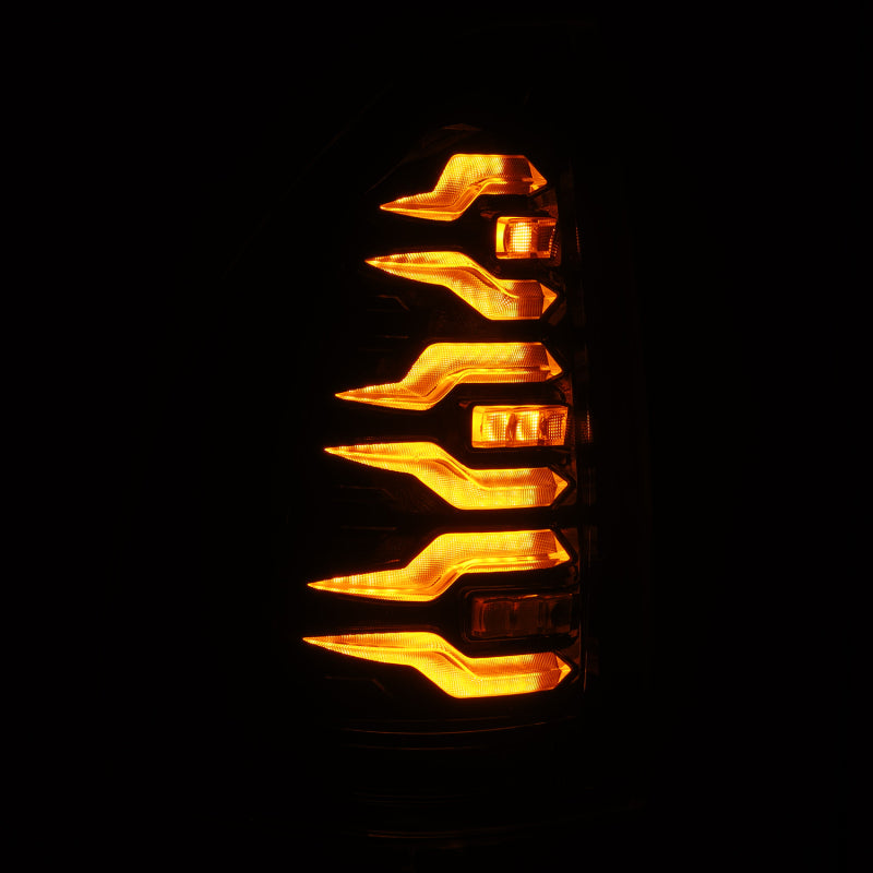 AlphaRex 14-21 Lexus GX470 Luxx-Series LED Tail Lights - Alpha-Black - 678012