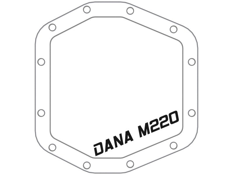 aFe POWER 2021 Ford Bronco w/ Dana M220 Differential Cover Black Street Series w/ Machined Fins - 46-71290B