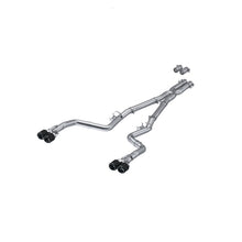 Load image into Gallery viewer, MBRP 15-Up Challenger 5.7 / 17-Up 6.2L/6.4L 3in Race Series Cat-Back w/ Quad Tips T304 Exhaust - S71143CF