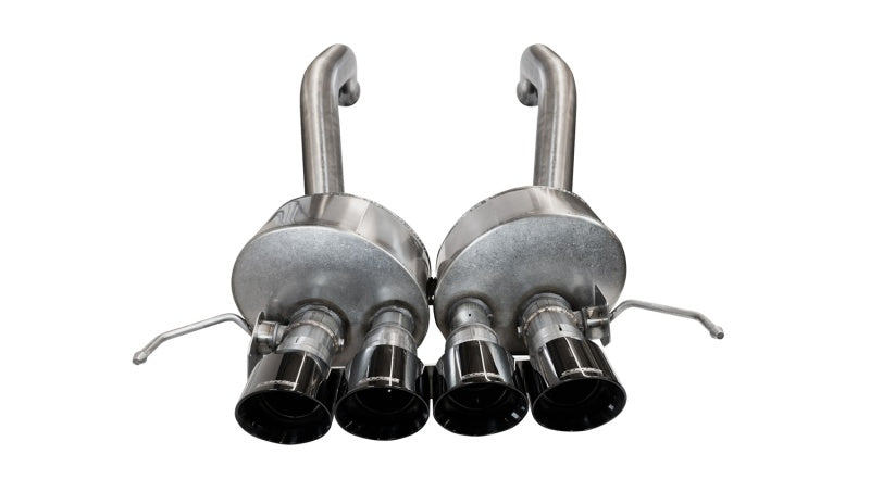 Corsa 2015-2019 Chevrolet Corvette C7 Z06 6.2L 2.75in Xtreme Axle-Back w/ Dual NPP & Quad Black Tips - 14777BLK