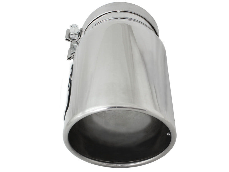 aFe Diesel Exhaust Tip Bolt On Polished 5in Inlet x 6in Outlet x 12in Long - 49T50601-P12