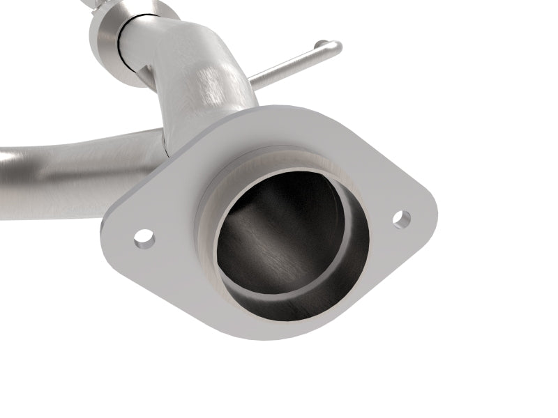 aFe Toyota Tacoma 05-15 V6-4.0L Twisted Steel Y-Pipe w/ Cat - 48-46006-RC
