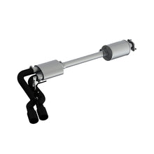 Load image into Gallery viewer, MBRP 15-20 Ford F150 Pre-Axle 4in OD Tips Dual Outlet 3in Black Coated Cat Back Exhaust - S5262BLK
