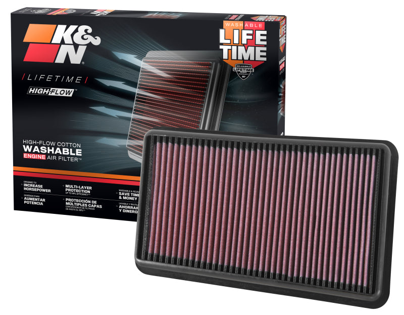 K&N Replacement Panel Air Filter for 2015 Chrysler 200 2.4L L4 - 33-5025