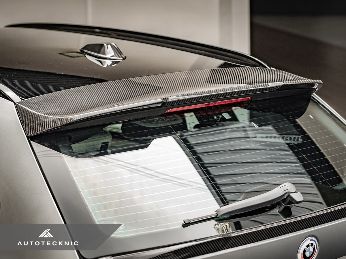 AutoTecknic Dry Carbon Roof Spoiler Add-On - BMW G81 M3