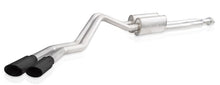 Load image into Gallery viewer, Stainless Works 2020-21 Silverado HD 6.6L Legend Catback Black Tips - CT220CBL-B
