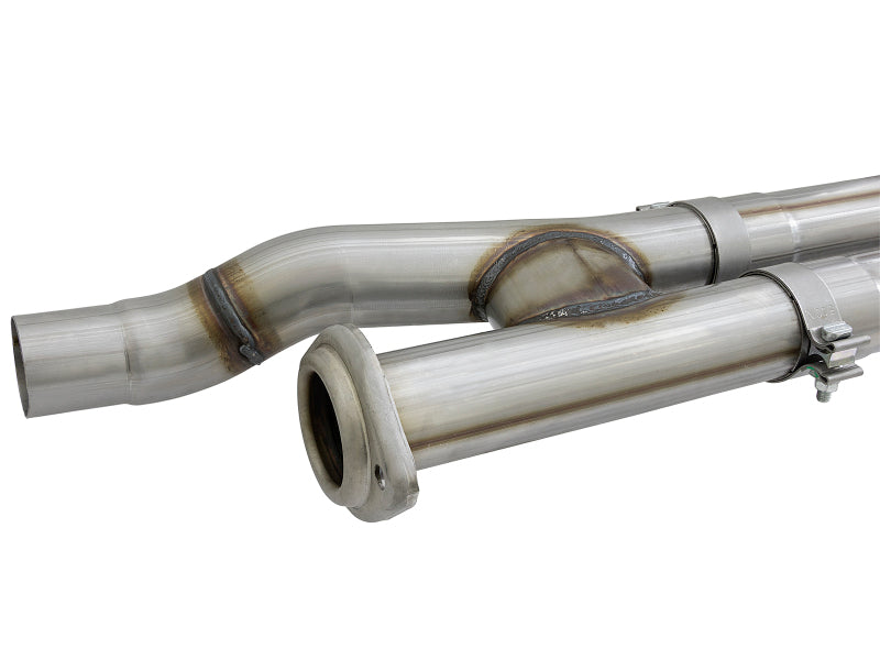 aFe POWER Rebel Series 3in 409 SS Cat Back Exhaust w/ Black Tips 17 Ford F-150 Raptor V6-3.5L - 49-43091-B