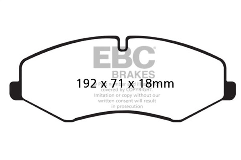 EBC 10-14 Land Rover LR4 5 Greenstuff Front Brake Pads - DP62060