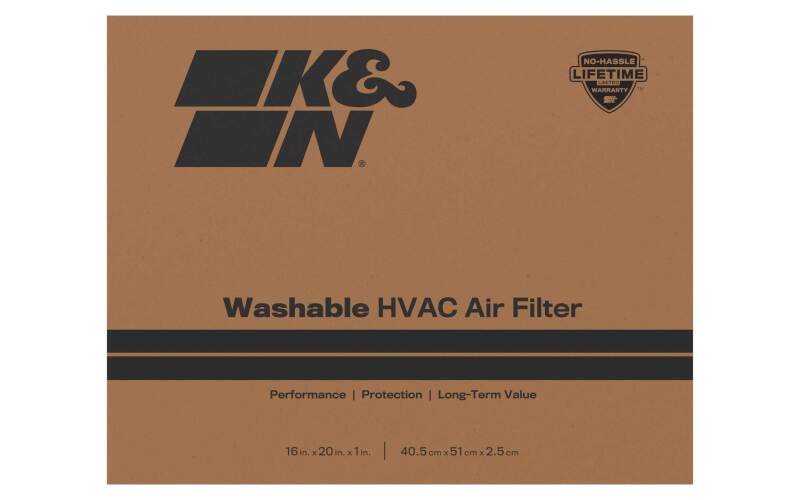K&N HVAC Filter 16 X 20 X 1 Merv 8 - HVC-8-11620