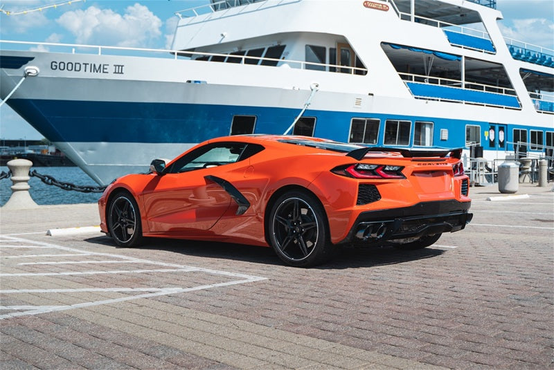 Corsa 2020-25 Corvette C8 3in Xtreme Cat-Back Exhaust 4.5in Black Quad Tips - Deletes stock AFMValve - 21104BLK