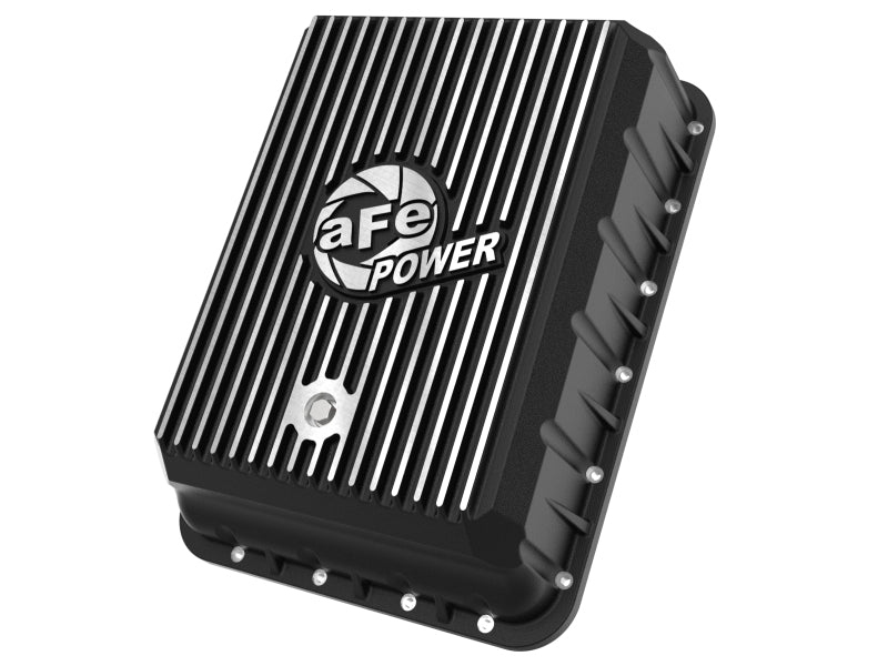 aFe POWER Pro Series Transmission Pan Black w/ Machined Fins RAM 3500 13-24 (AS69RC Transmission) - 46-71500B