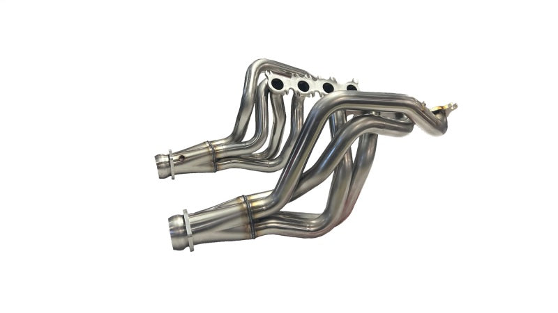 Kooks 15-24 Ford Mustang GT/Dark Horse V8 5.0L 1-7/8in SS Headers w/ GREEN Catted Connection Pipe - 1151H432