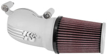 Load image into Gallery viewer, K&amp;N 08-17 Harley-Davidson Touring Models Performance Air Intake System Silver - 57-1134S