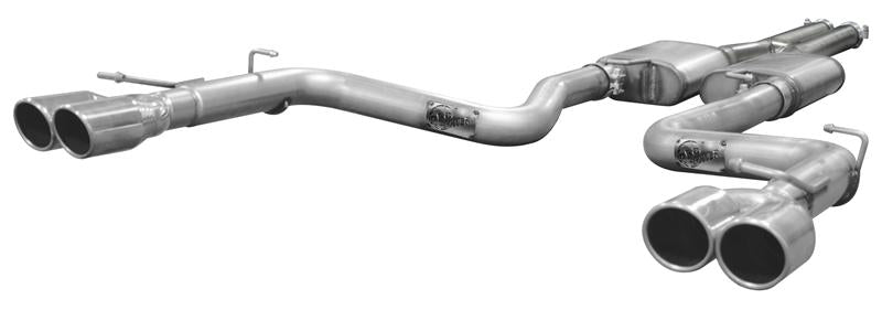aFe MACHForce XP 2-1/2in to 3in 409 SS Cat-Back Exhaust w/ Black Tips 10-17 Toyota Tundra V8 5.7L - 49-46014-B