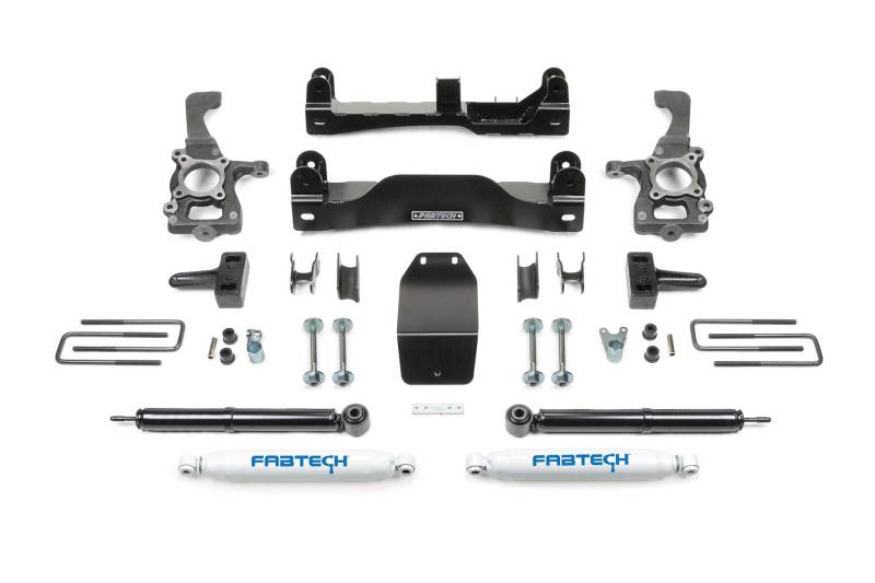 Fabtech 2014 Ford F150 4WD 4in Basic Sys w/Rr Perf Shks - K2209