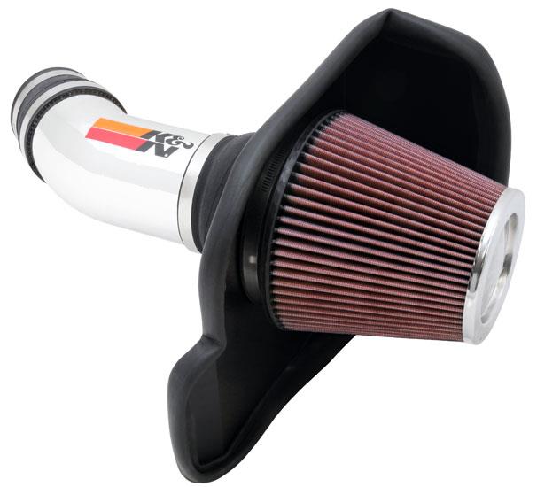 K&N Performance Intake Kit TYPHOON; 11 Dodge Challenger 6.4L V8 - 69-2545TP