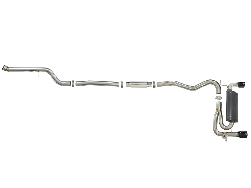 aFe MACH Force-Xp 3in 304 SS Cat-Back Exhaust w/ Black Tips 12-15 BMW 335i (F30) L6 3.0L (t) N55 - 49-36340-B