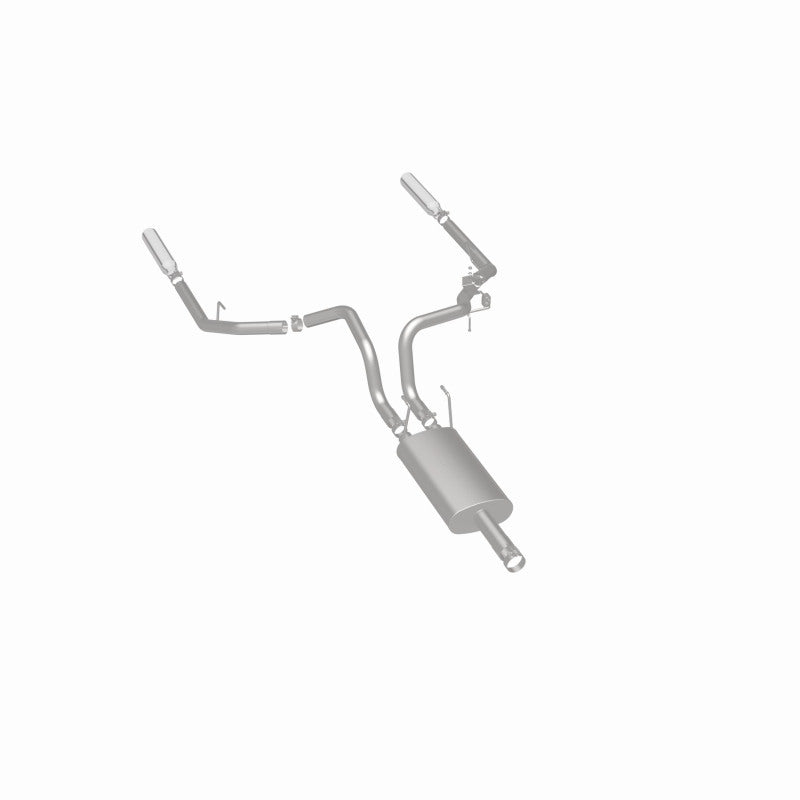Magnaflow 09-13 Dodge Ram 1500 V6 3.6L Dual Spilt Rear Exit Polished Stainless C/B Perf Exhaust - 15249
