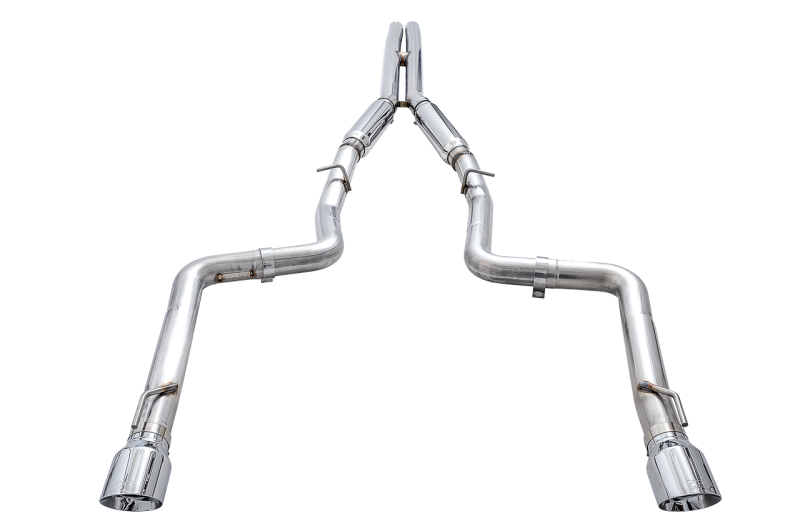 AWE Tuning 2015+ Dodge Charger 6.4L/6.2L Supercharged Track Edition Exhaust - Chrome Silver Tips - 3015-32112