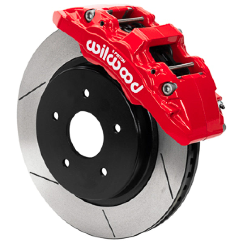 Wilwood 13-18 Dodge Ram 1500 Aero6 DM Front Brake Kit w/ Lines - Red - 140-17760-R