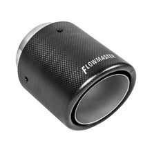 Load image into Gallery viewer, Flowmaster SS Tip 3.00in.IN X 4in.OD Carbon Fiber Weld - 15401