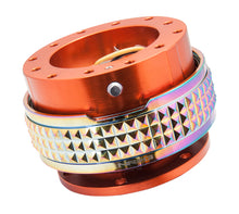 Load image into Gallery viewer, NRG Quick Release Kit - Pyramid Edition - Orange Body / Neochrome Pyramid Ring - SRK-210OR/MC