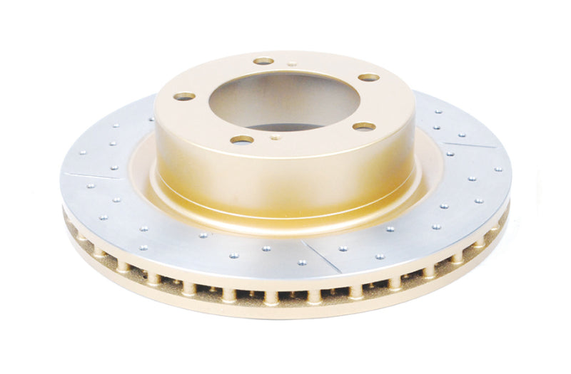DBA 09-15 Toyota Landcruiser / 10-13 Lexus GX460 Front Drilled & Slotted Street Series Rotor - DBA2736X