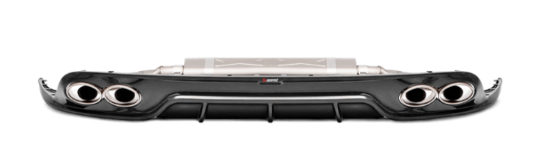 Akrapovic 16-17 Porsche 911 Turbo/Turbo S (991.2) Slip-On Line (Titanium) w/ Tips & Gloss Diffuser - S-PO/TI/6H-G