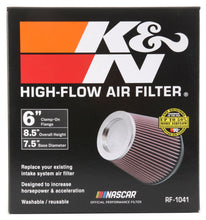 Load image into Gallery viewer, K&amp;N Round Tapered Universal Air Filter 6 inch Flange 7 1/2 inch Base 5 inch Top 7 1/2 inch Height - RF-1041