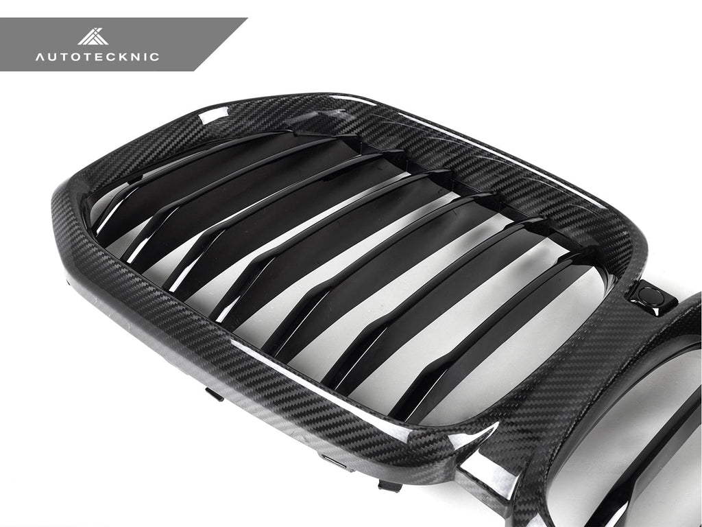 AutoTecknic Dry Carbon Fiber Front Grille - BMW G05 X5 Pre-LCI
