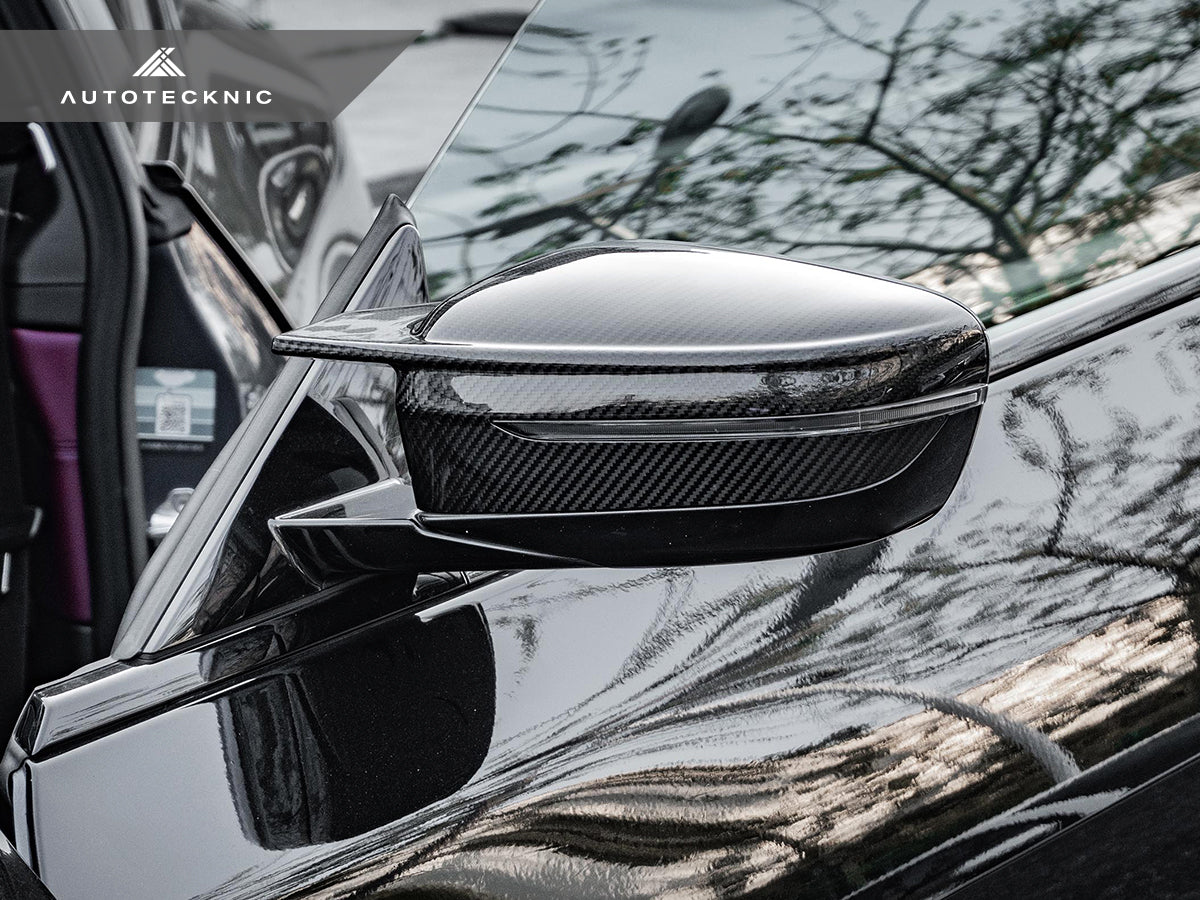 AutoTecknic G8X Style M-Inspired Version II Dry Carbon Mirror Covers - BMW G20 3-Series | G22/ G26 4-Series