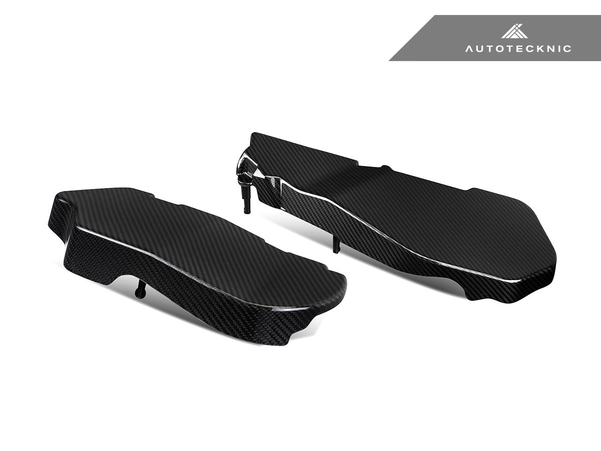 AutoTecknic Pre-Preg Carbon Engine Cover Extension Set - BMW G90/ G99 M5
