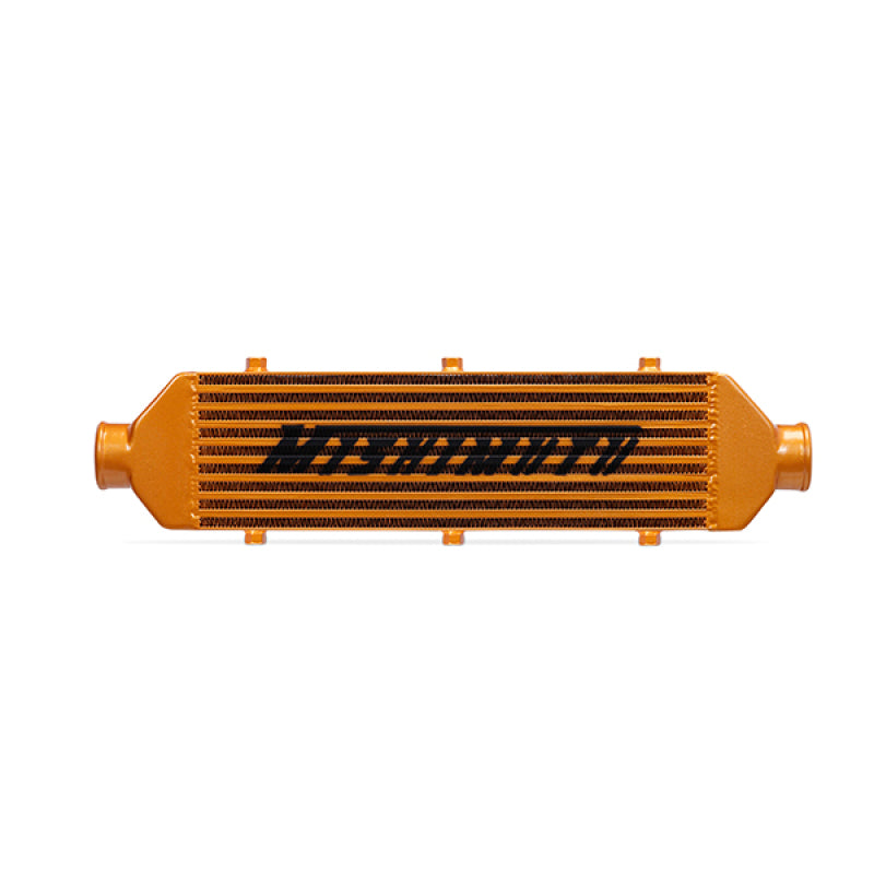 Mishimoto Universal Gold Z Line Intercooler Overall Size: 28x8x3 Core Size: 21x6x2.5 Inlet / Outlet - MMINT-UZG