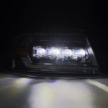 Load image into Gallery viewer, AlphaRex 04-08 Ford F-150 (No 2004 Heritage) NOVA-Series LED Proj HL Alpha-Blk w/Actv Lgt / Seq. Sig - 880128