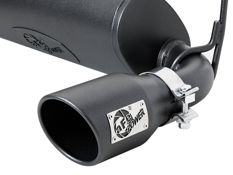 aFe Rebel Series 2.5in 409 SS Axle-Back Exhaust w/ Black Tips 2018+ Jeep Wrangler (JL) V6 3.6L - 49-48067-B