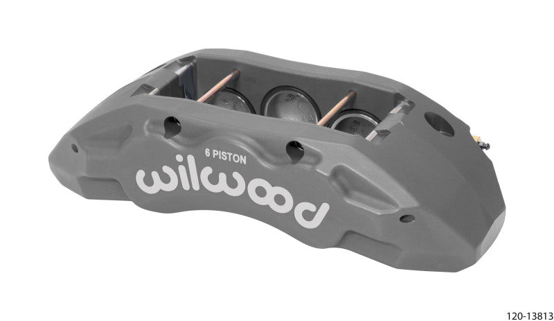 Wilwood Caliper-TX6R R/H - Clear 2.00/1.88/1.88in Pistons 1.50in Disc - 120-13813