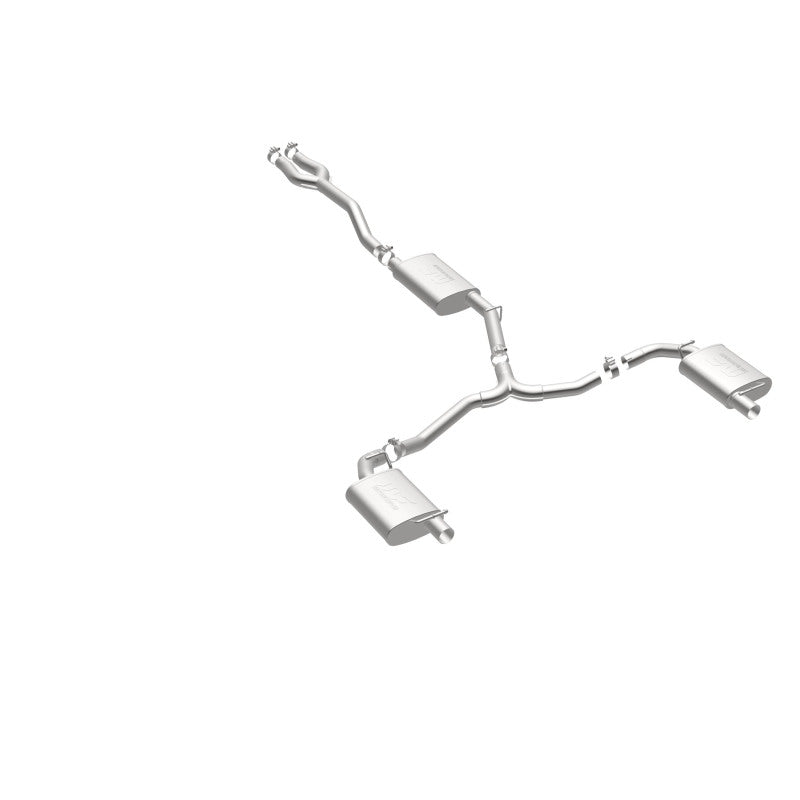 MagnaFlow Cat-Back SS Dual Split Rear Exit 2015 Dodge Charger/Chrysler 300C 3.6L V6 (Uses OEM Tips) - 19225