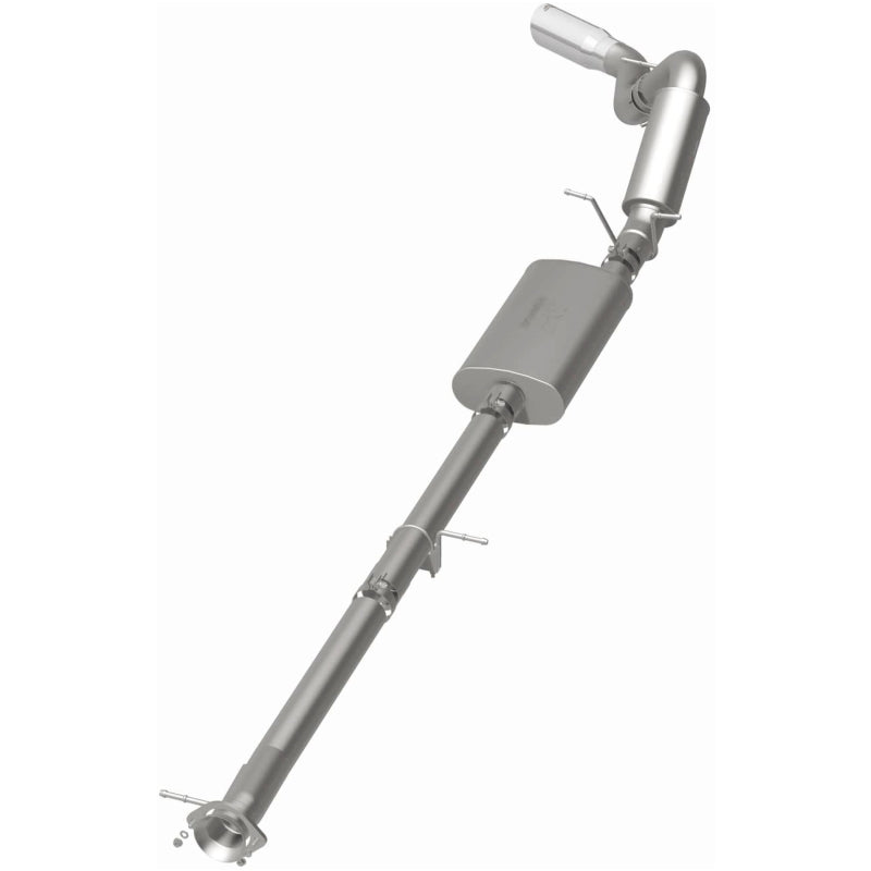 MagnaFlow 2022+ GM 2500/3500HD 6.6L Gas Single Passenger Side Rear Exit Cat-Back Exhaust - 19524