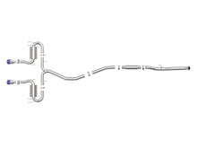 Load image into Gallery viewer, aFe Takeda 3in 304 SS Cat-Back Exhaust System w/Blue Flame Tips 17-20 Honda Civic Sport L4-1.5L (t) - 49-36624-L